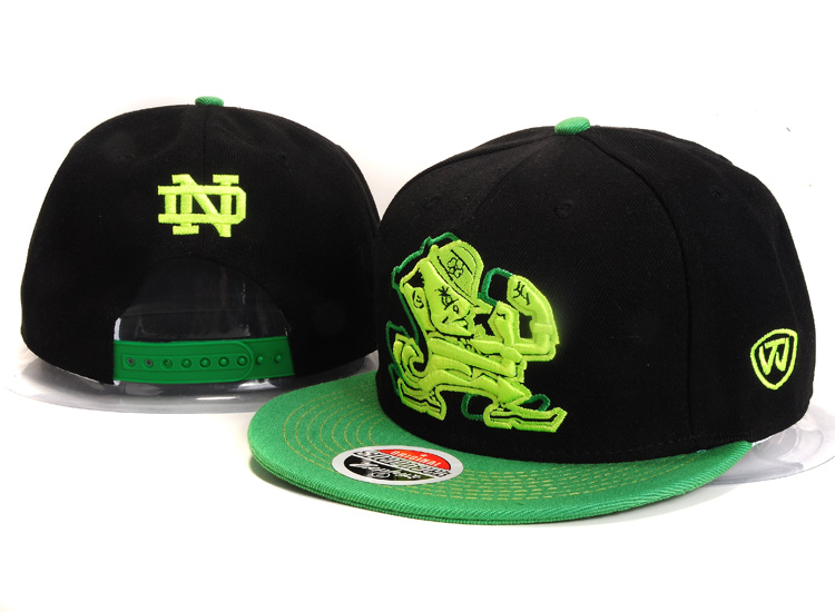 NCAA Notre Dame Z Snapback Hat #01